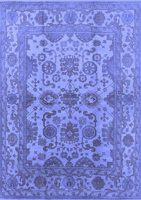 Oriental Blue Industrial Rug, urb562blu