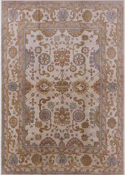 Machine Washable Industrial Modern Light French Beige Brown Rug, wshurb562