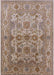 Machine Washable Industrial Modern Light French Beige Brown Rug, wshurb562