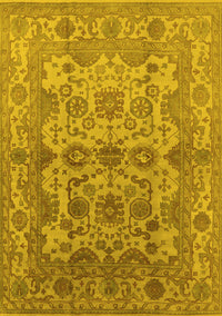 Oriental Yellow Industrial Rug, urb562yw