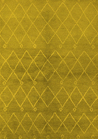 Oriental Yellow Industrial Rug, urb563yw