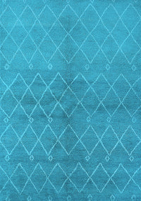 Oriental Light Blue Industrial Rug, urb563lblu