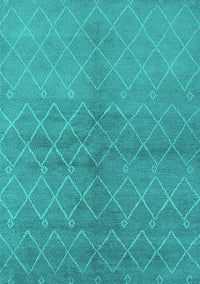 Oriental Turquoise Industrial Rug, urb563turq