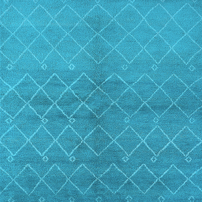 Square Oriental Light Blue Industrial Rug, urb563lblu