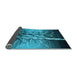 Sideview of Oriental Light Blue Industrial Rug, urb564lblu