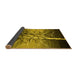 Sideview of Oriental Yellow Industrial Rug, urb564yw