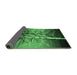 Sideview of Oriental Emerald Green Industrial Rug, urb564emgrn