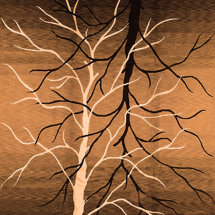 Oriental Orange Industrial Rug, urb564org