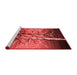 Industrial Red Washable Rugs