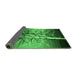 Sideview of Oriental Green Industrial Rug, urb564grn