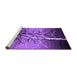 Sideview of Machine Washable Oriental Purple Industrial Area Rugs, wshurb564pur