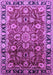 Machine Washable Oriental Purple Industrial Area Rugs, wshurb565pur