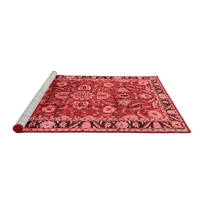 Industrial Red Washable Rugs