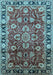 Oriental Light Blue Industrial Rug, urb565lblu