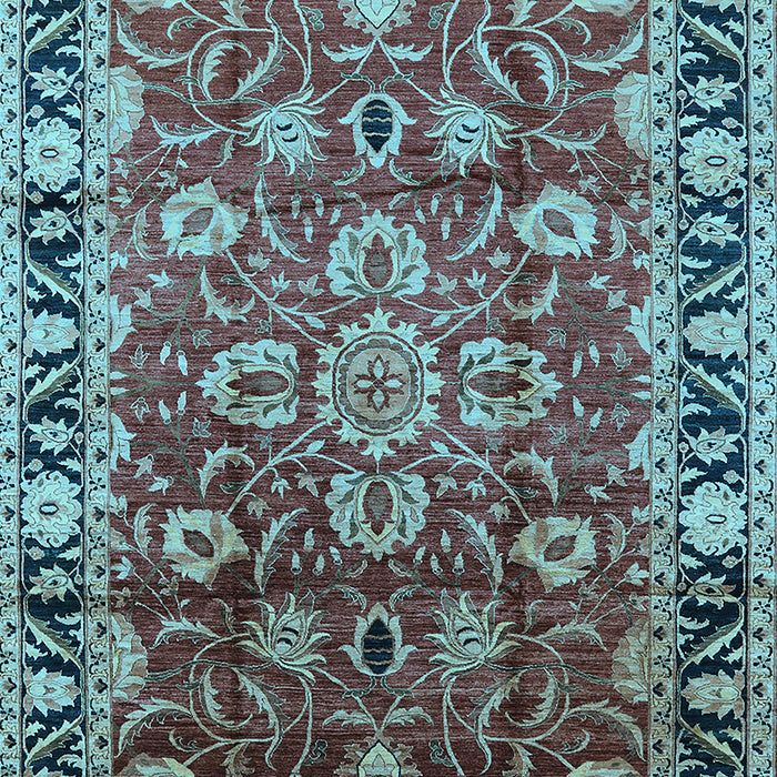 Oriental Light Blue Industrial Rug, urb565lblu