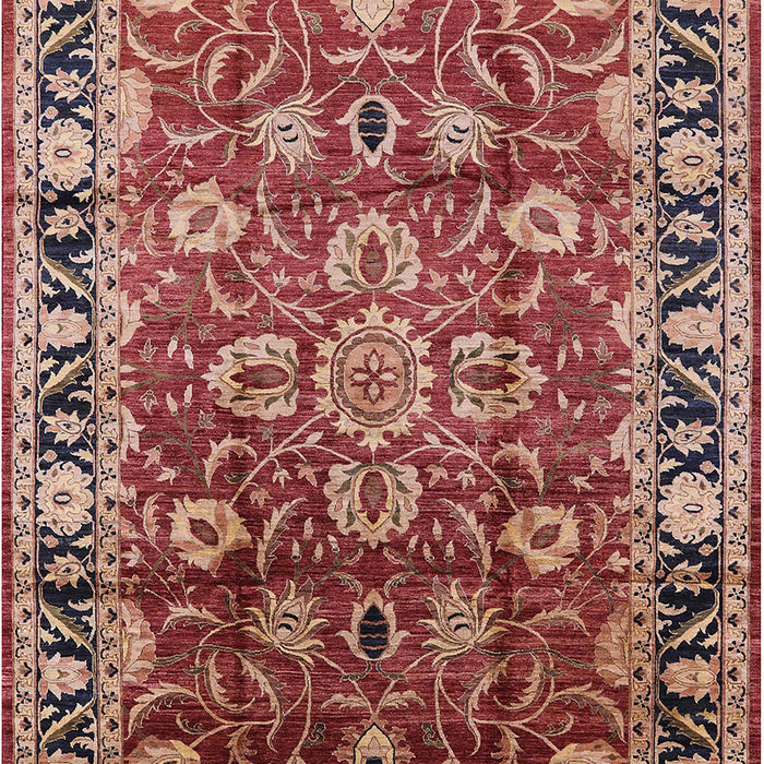 Machine Washable Industrial Modern Saffron Red Rug, wshurb565