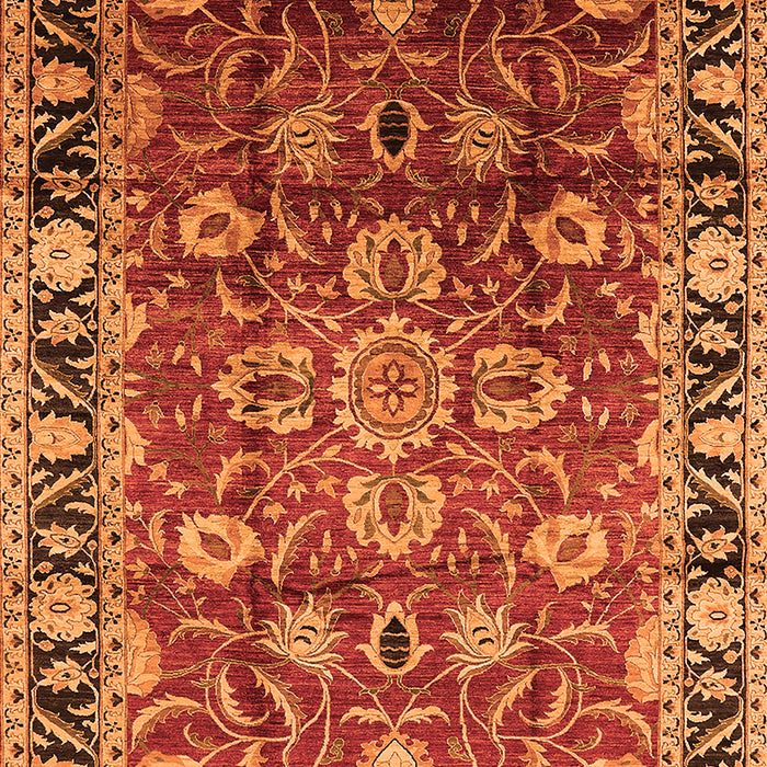 Oriental Orange Industrial Rug, urb565org