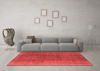 Machine Washable Oriental Red Industrial Rug, wshurb566red