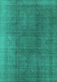 Oriental Turquoise Industrial Rug, urb566turq