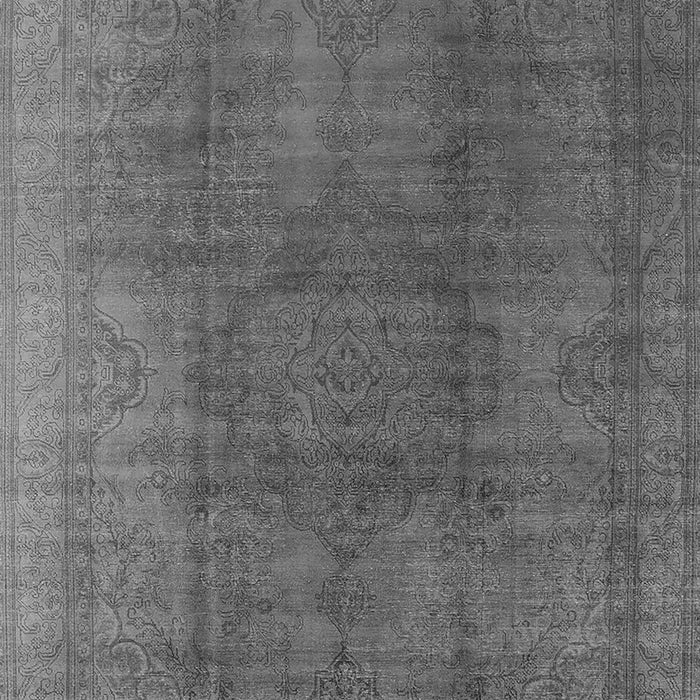 Machine Washable Oriental Gray Industrial Rug, wshurb566gry