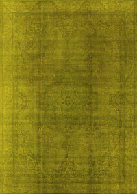 Oriental Yellow Industrial Rug, urb566yw