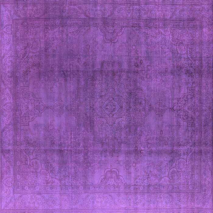 Square Oriental Purple Industrial Rug, urb566pur
