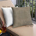 Front View of Mid-Century Modern Urban Square Dark Almond Brown Throw Pillow, 18 inch by 18 inch, pwurb567