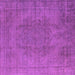 Square Oriental Purple Industrial Rug, urb567pur