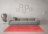 Machine Washable Oriental Red Industrial Rug, wshurb567red