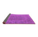 Sideview of Oriental Purple Industrial Rug, urb567pur