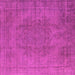 Square Oriental Pink Industrial Rug, urb567pnk