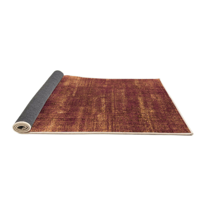 Sideview of Oriental Orange Industrial Rug, urb568org