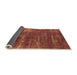 Sideview of Oriental Orange Industrial Rug, urb568org