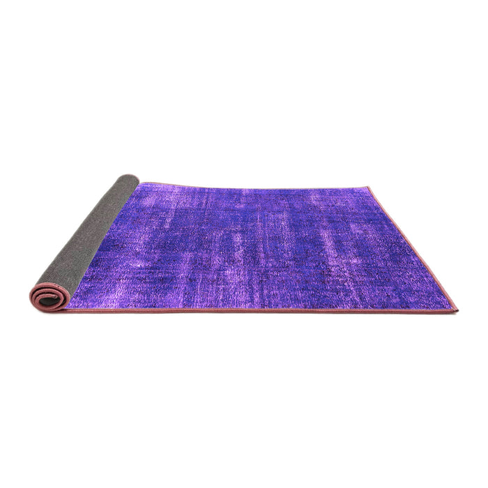 Sideview of Oriental Purple Industrial Rug, urb568pur