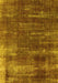 Oriental Yellow Industrial Rug, urb568yw