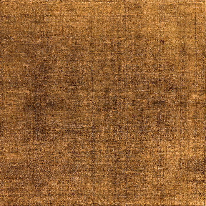 Square Machine Washable Oriental Orange Industrial Area Rugs, wshurb569org