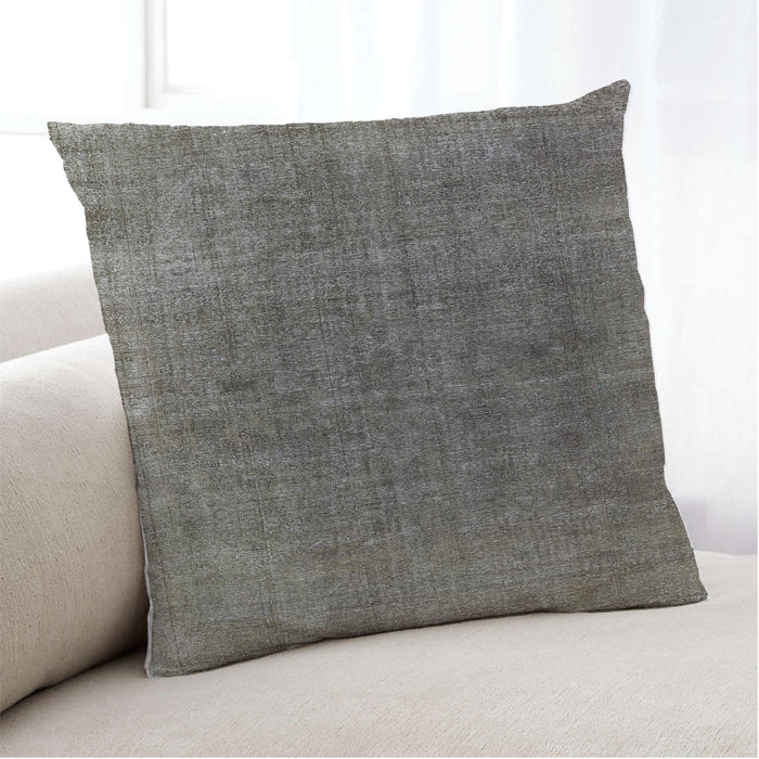 Lifestyle Image of Mid-Century Modern Urban Square Gray Throw Pillow, 18 inch by 18 inch, pwurb569