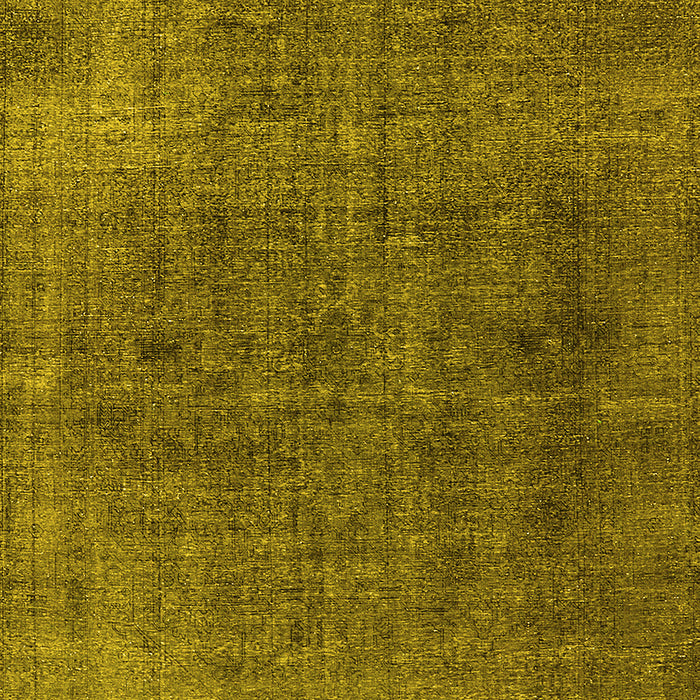 Machine Washable Oriental Yellow Industrial Rug, wshurb569yw