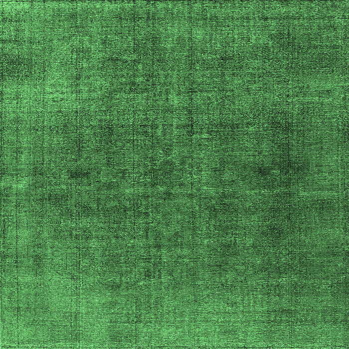 Square Oriental Emerald Green Industrial Rug, urb569emgrn