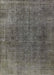 Mid-Century Modern Gray Oriental Rug, urb569