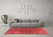 Industrial Red Washable Rugs