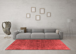 Industrial Red Washable Rugs