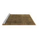 Sideview of Machine Washable Oriental Brown Industrial Rug, wshurb569brn