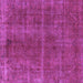 Square Oriental Purple Industrial Rug, urb570pur