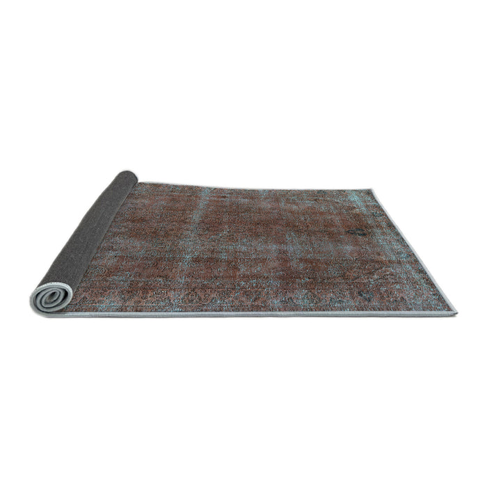Sideview of Oriental Light Blue Industrial Rug, urb570lblu