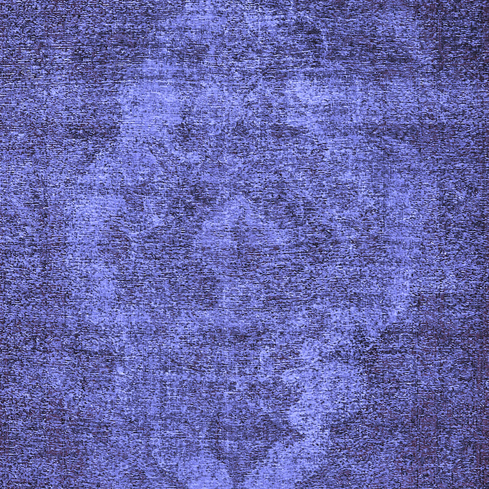 Machine Washable Oriental Blue Industrial Rug, wshurb571blu