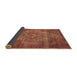 Sideview of Oriental Brown Industrial Rug, urb571brn