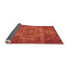 Sideview of Oriental Orange Industrial Rug, urb571org