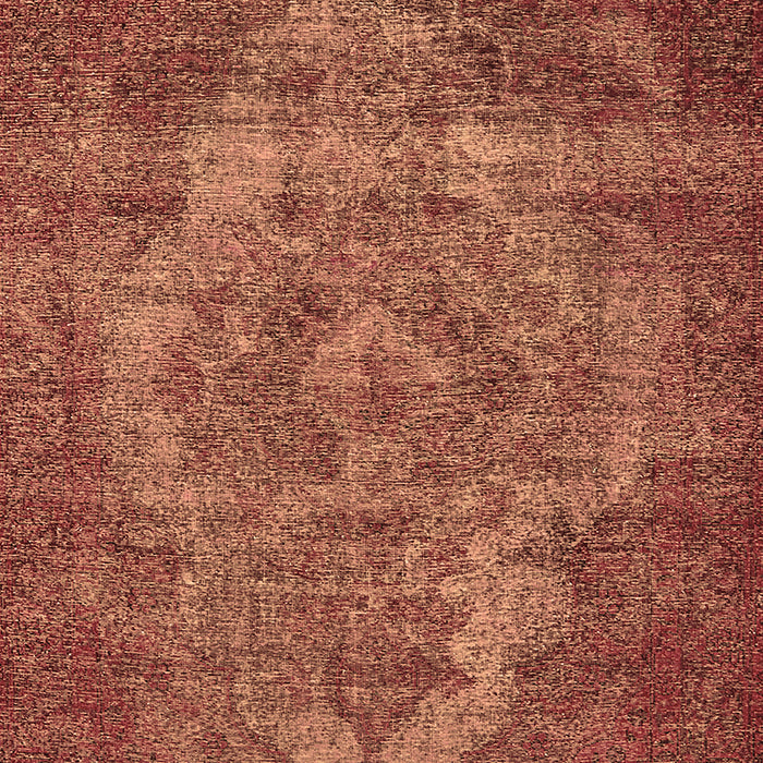 Machine Washable Oriental Brown Industrial Rug, wshurb571brn