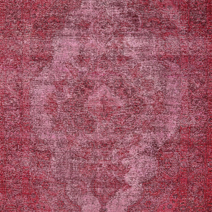 Mid-Century Modern Crimson Red Oriental Rug, urb571